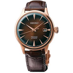 Gents Seiko Rose Tone Automatic Watch