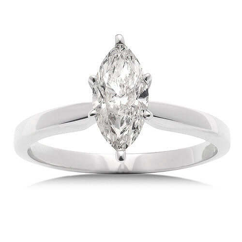 14KW .65 CT MARQUISE SOLITAIRE K-SI1 image