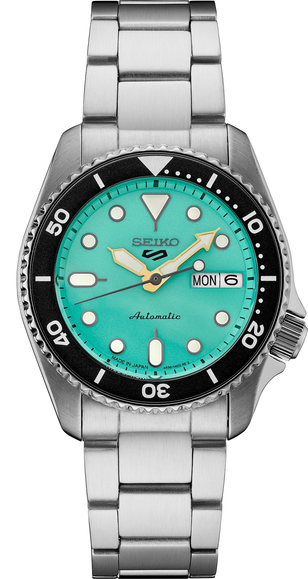 Gts Seiko SRPK33 5 Sport SGP Automatic Light Green Dial Watch