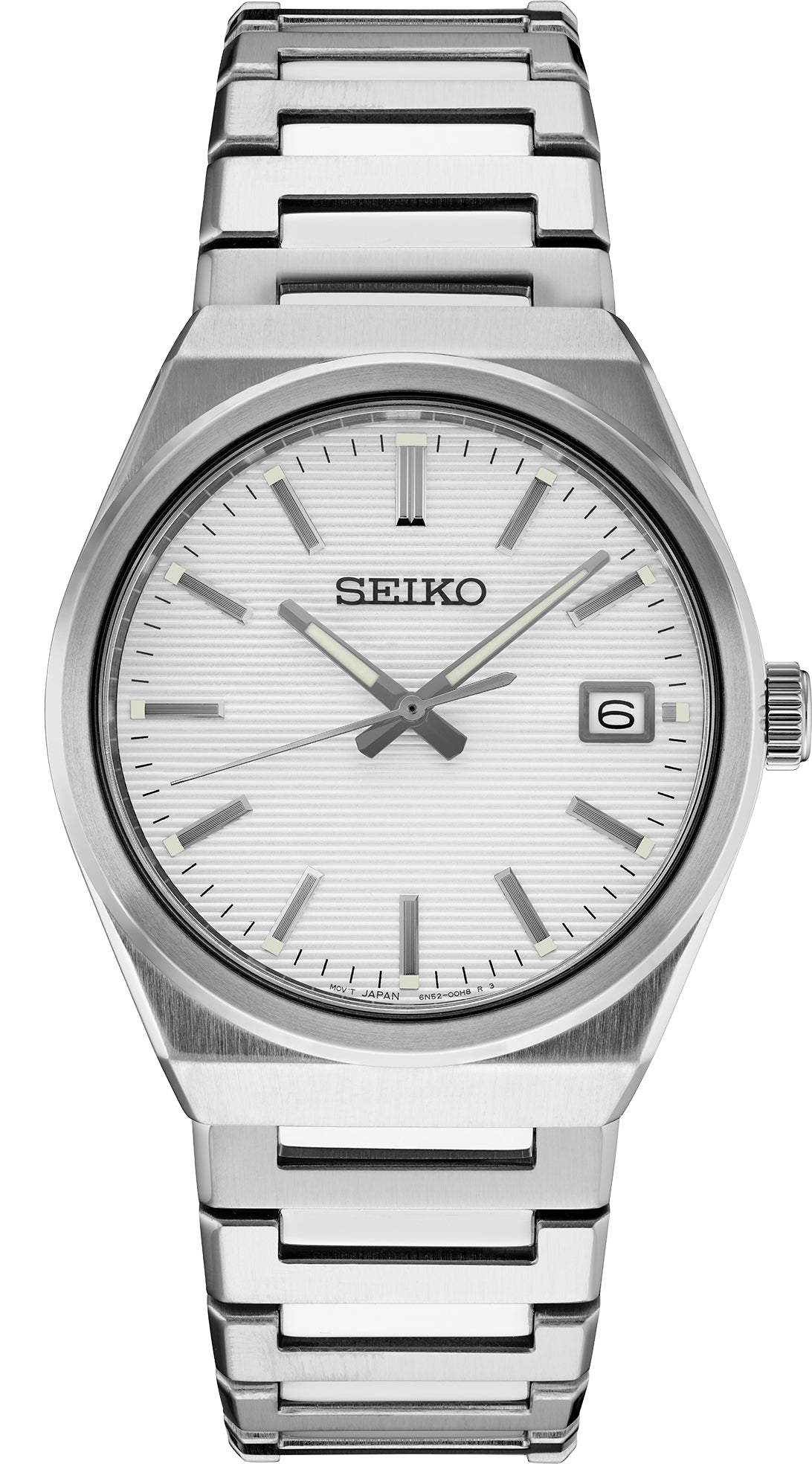 Gts Seiko SSB553 Essentials SS Chronograph Silver Dial Watch
