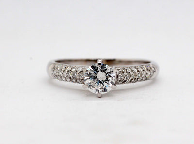 18KW 1.02 Cttw Diamond Engagement Ring image