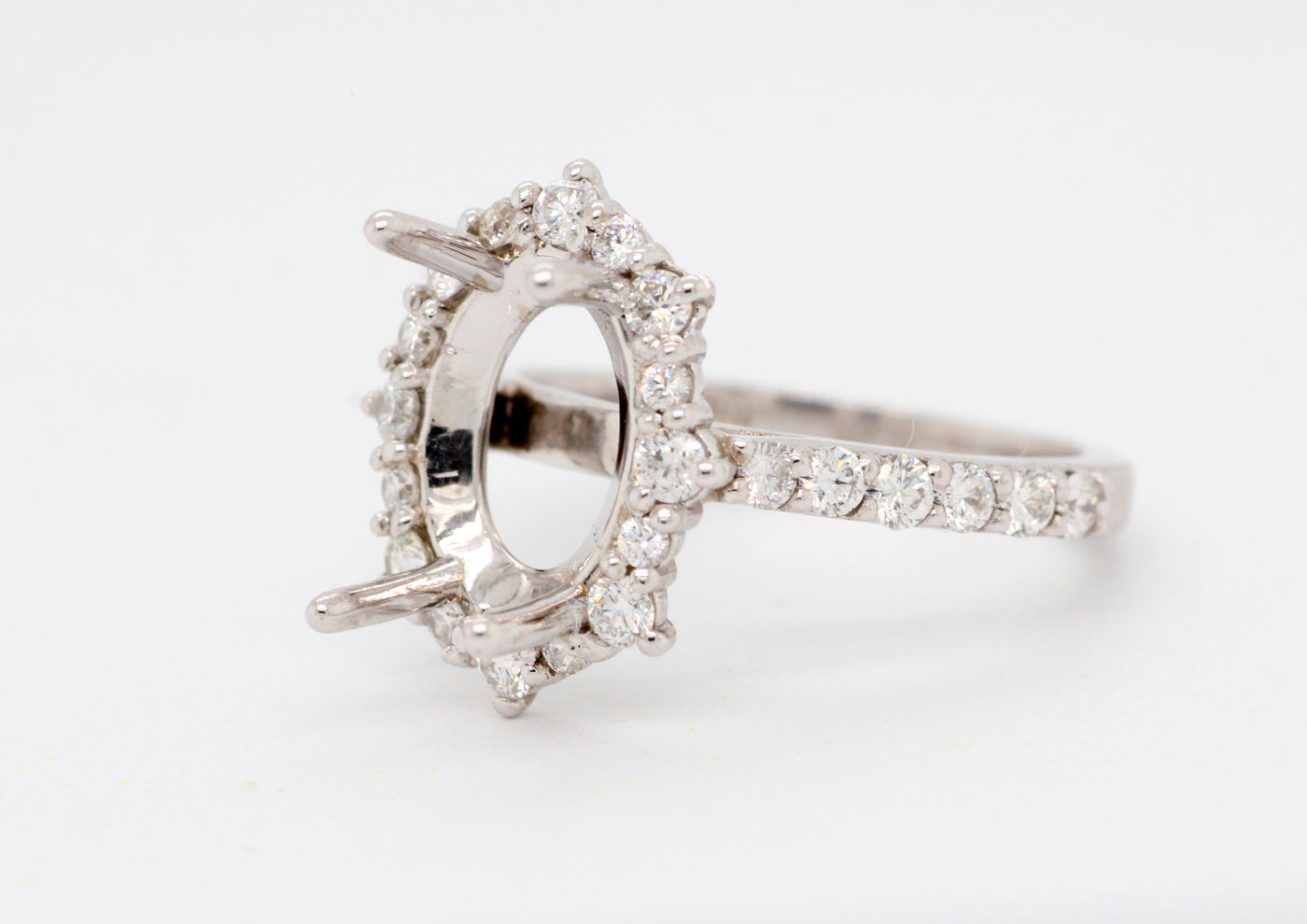 14KW .70 Cttw Diamond Engagement Ring Setting