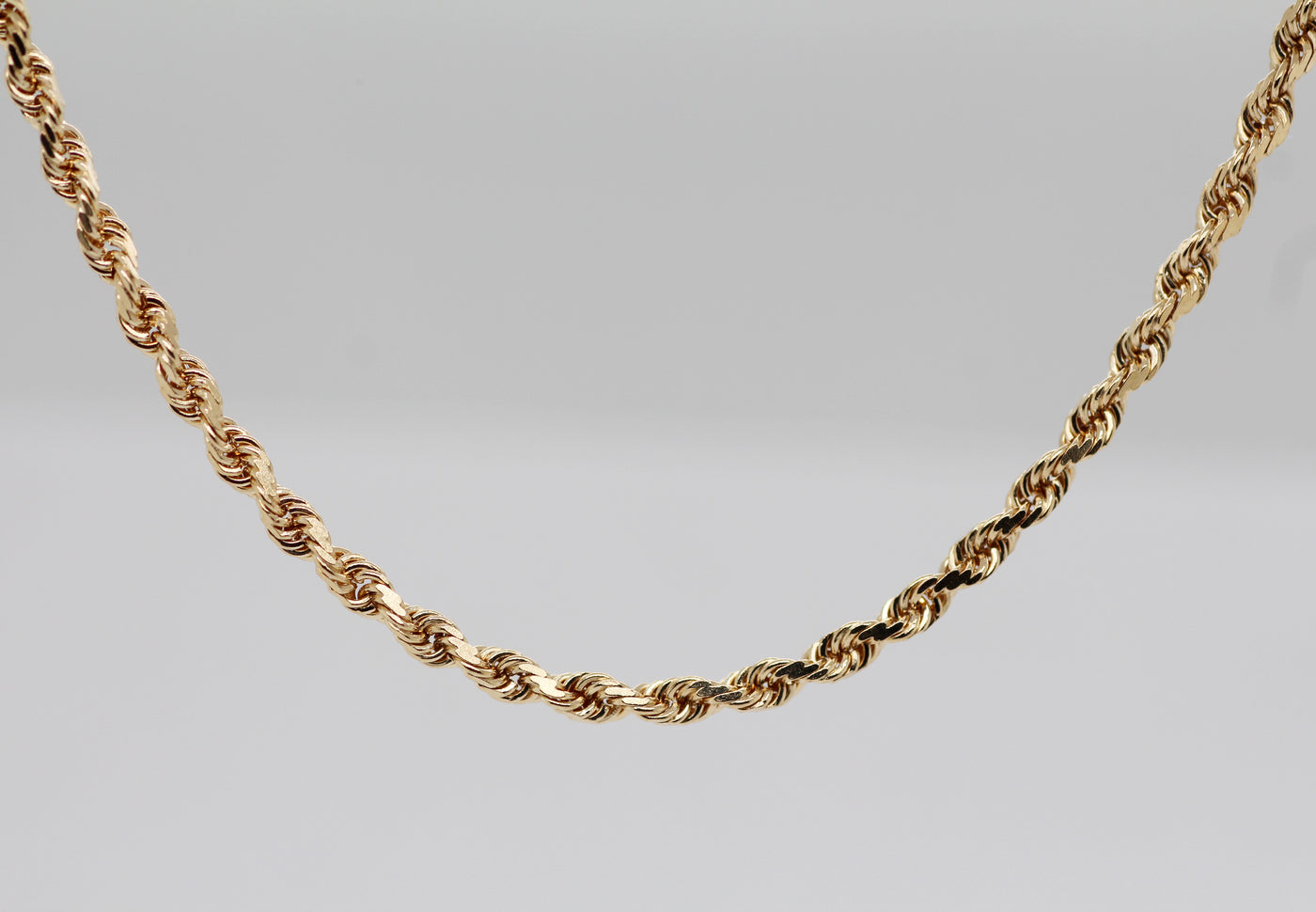 14KY 2.0 mm 16" Rope Chain