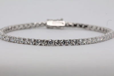 14KW 7.00 Cttw Lab Grown Diamond Bracelet image