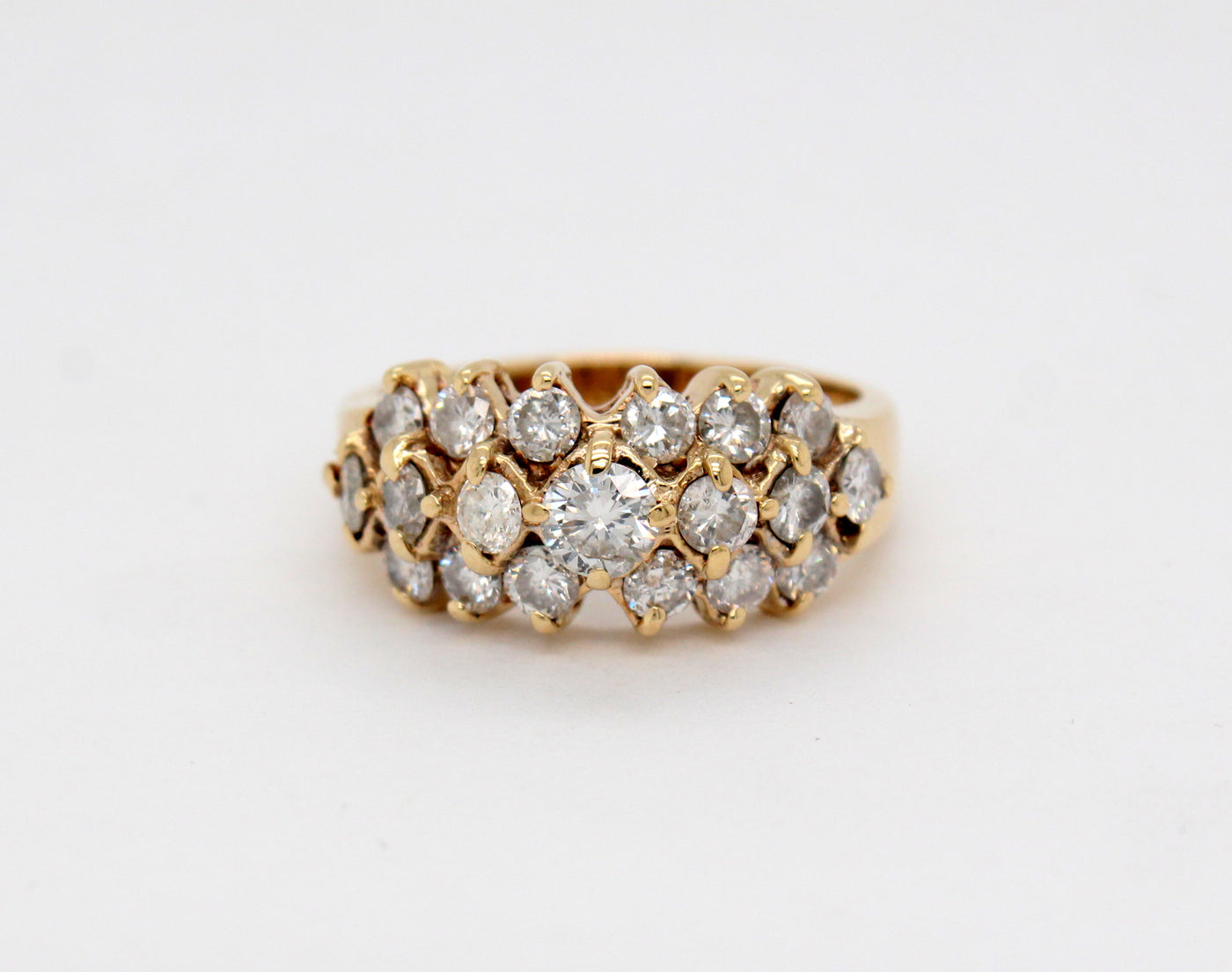 Estate 14KY 1.50 Cttw Diamond Ring