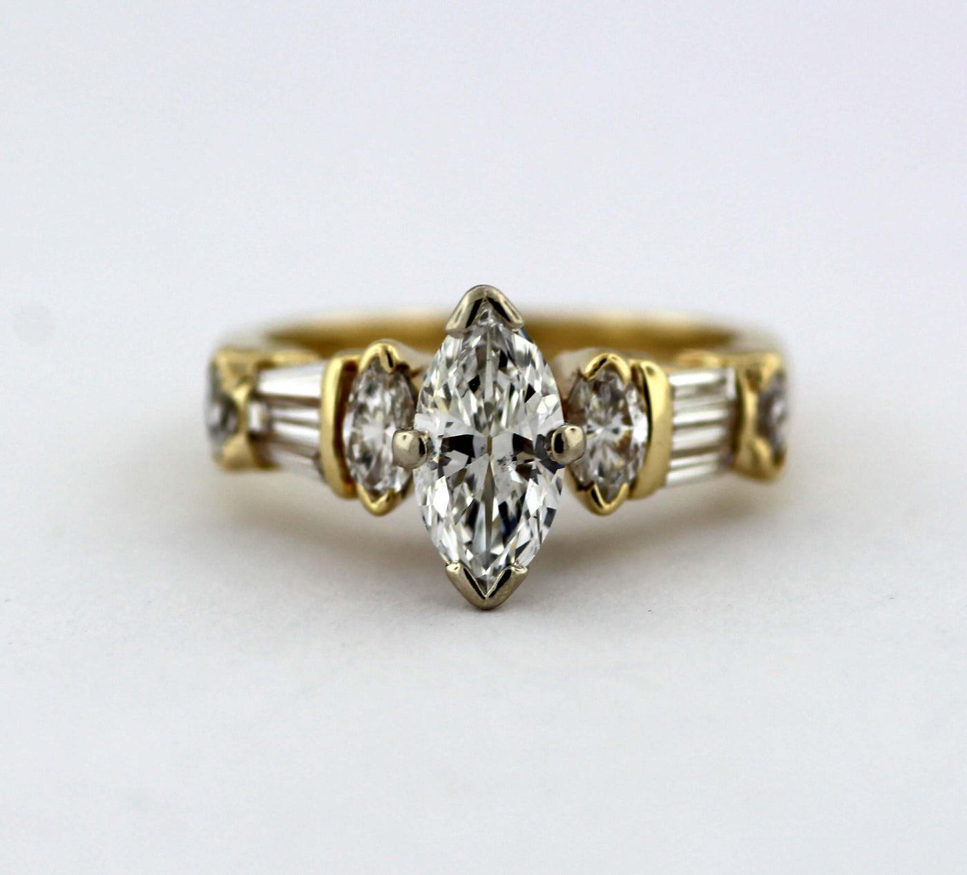 14KY 1.62 Cttw Diamond Engagement Ring image