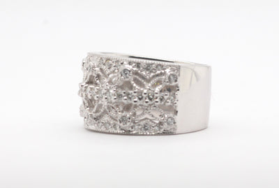 14KW .50  Cttw Diamond Fashion Ring