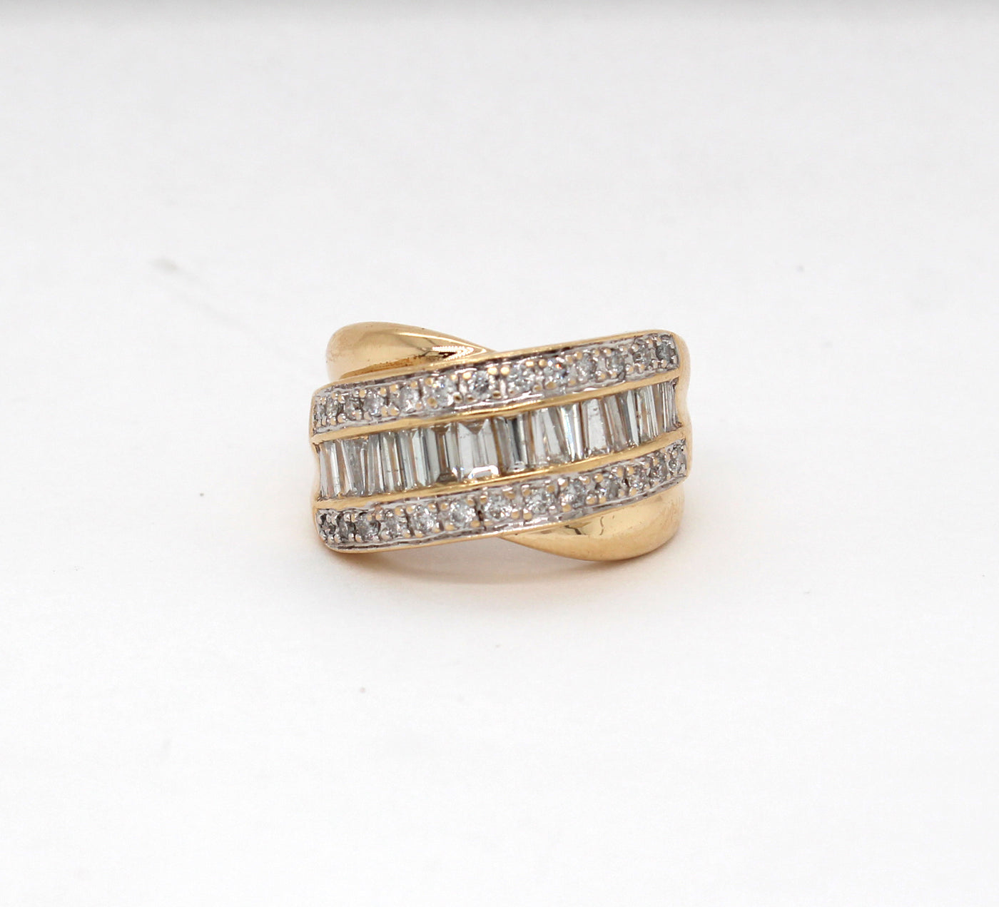 Estate 14KY 2.00 Cttw Diamond ring G in Color and VS2 in Claity