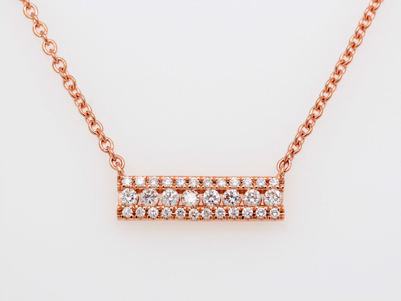 14KR .25 CTTW DIAMOND NECKLACE