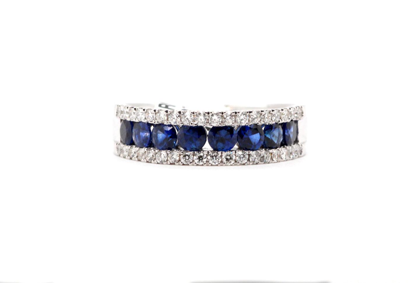 18KW Sapphire and Diamond Ring