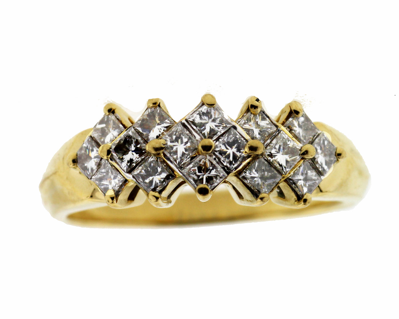 18KW 1.00CTTW DIAMOND WEDDING RING