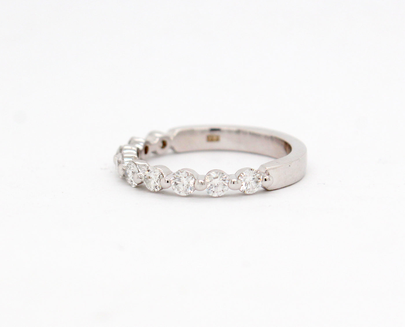 14KW .60 Cttw Diamond Shared Prong Ring