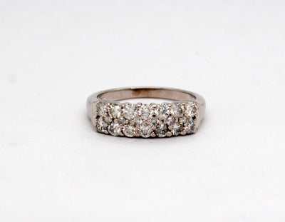 Estate 14KW .75 Cttw Diamond Ring H in Color and SI2 in Clarity
