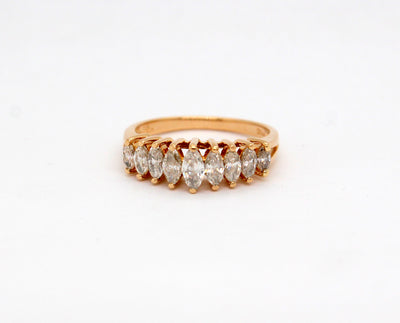 Estate 14KY 1.00 Cttw Marquise Diamond Ring