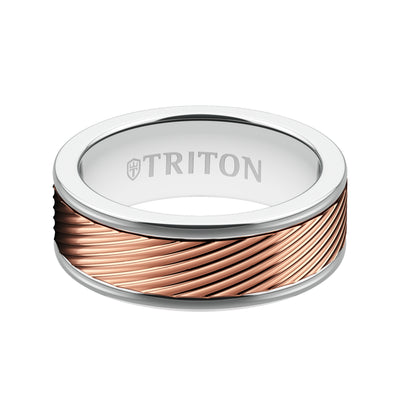 Bright Finish Round Edge Contemporary Wedding Band