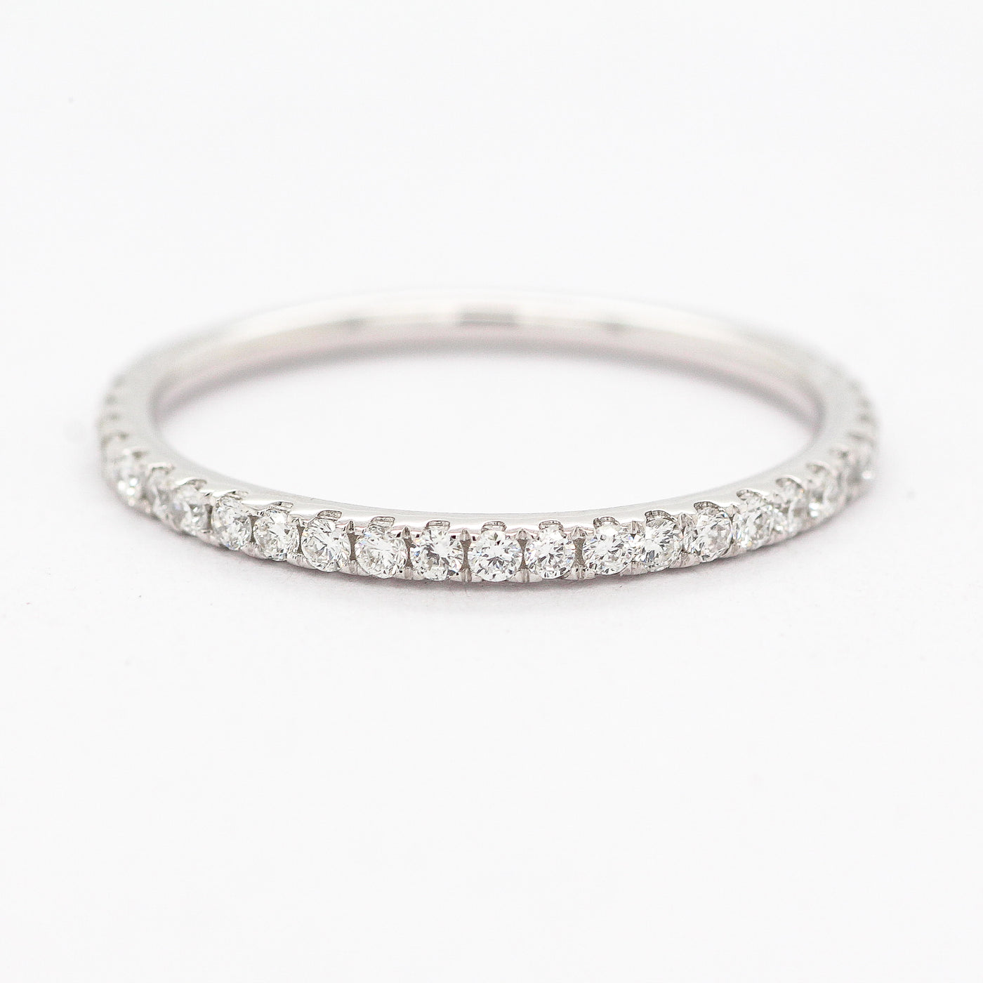 14KW .50 CTTW LAB GROWN DIAMOND WEDDING BAND, G-SI1