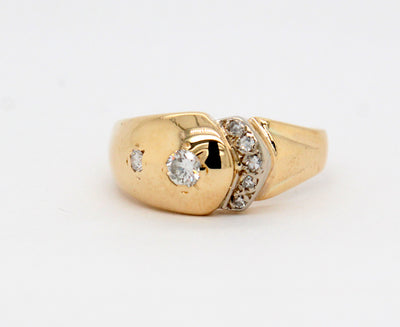 Estate 14KY .33 Cttw Diamond Ring