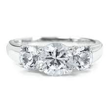 14KW 1.04 CTTW 3 STONE RING G-SI1