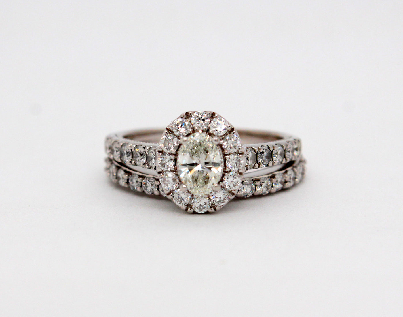 Estate 14KW 1.88 Cttw Diamond Wedding Set
