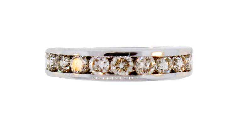 PLATINUM 1 CTTW DIAMOND CHANNEL BAND