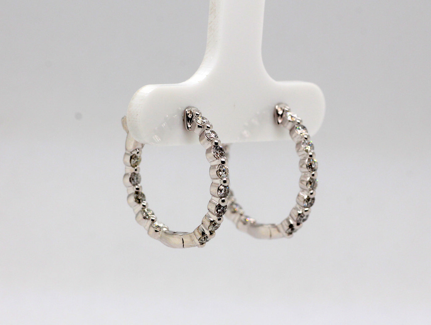 14KY .80 CTTW DIAMOND EARRINGS HI-SI2