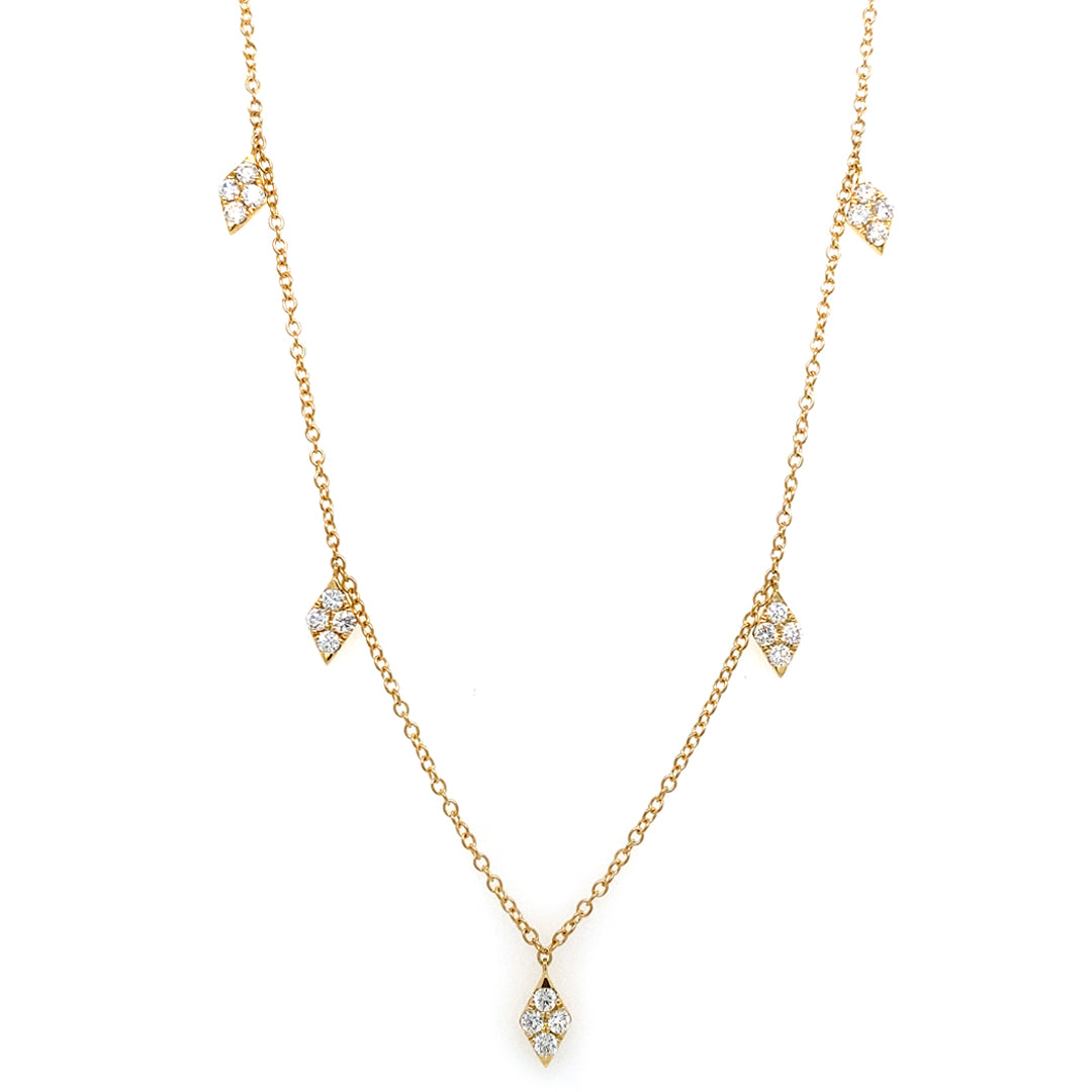 18KY .57 Cttw Diamond Necklace