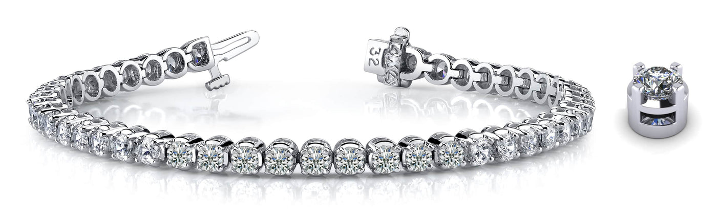 14kw 2.00 cttw diamond bracelet, gh-si2 image