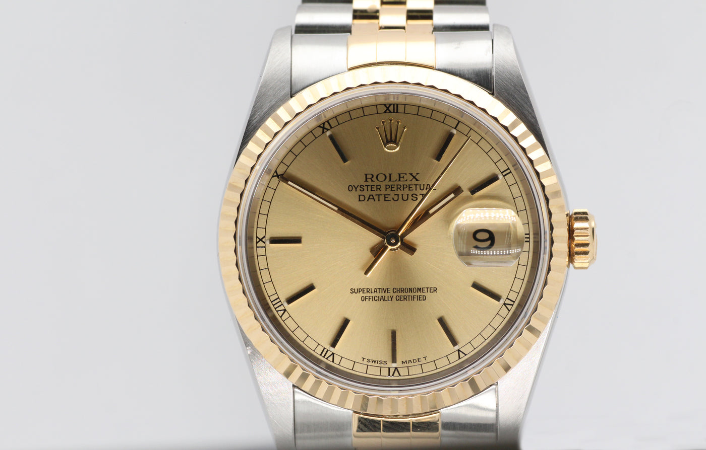Gents Rolex Two Tone OysterPerpetual DateJust