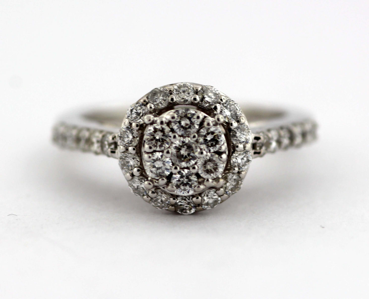 14KW .81 Cttw Diamond Engagement Ring I-SI2 image