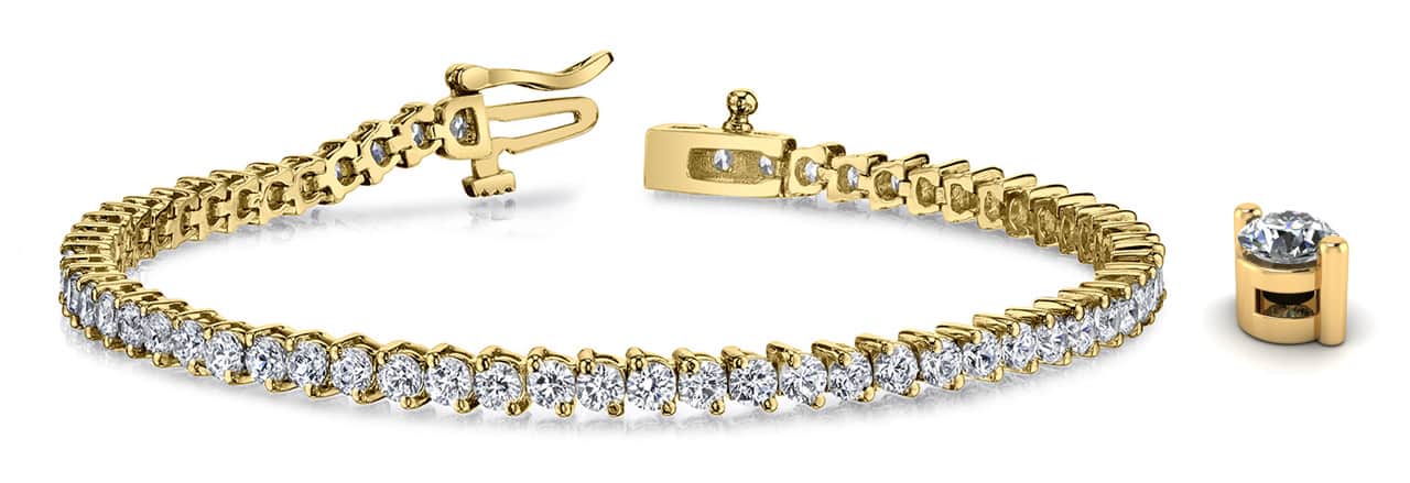 14KY 1.50 CTTW Diamond Bracelet, H-SI2