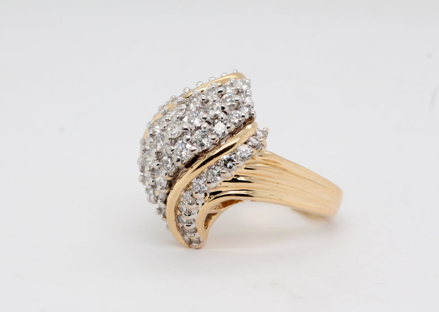 Estate 14KY 1.50 Cttw Diamond ring