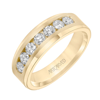 21-V8968Y75-G.00 - ARTCARVED - 1.0ct tw channel set diamond ring