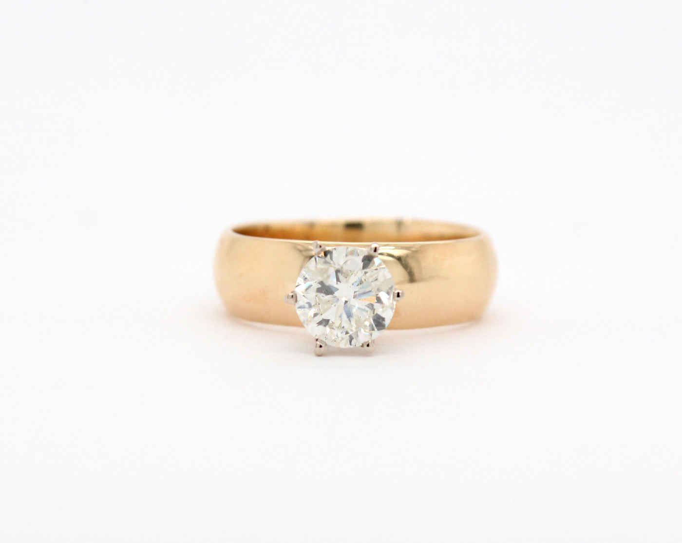 14KY 1.06 Ct Diamond Solitaire Engagement Ring