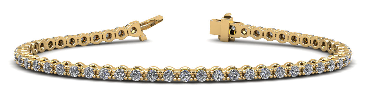 14KY 1.50 CTTW Diamond Bracelet