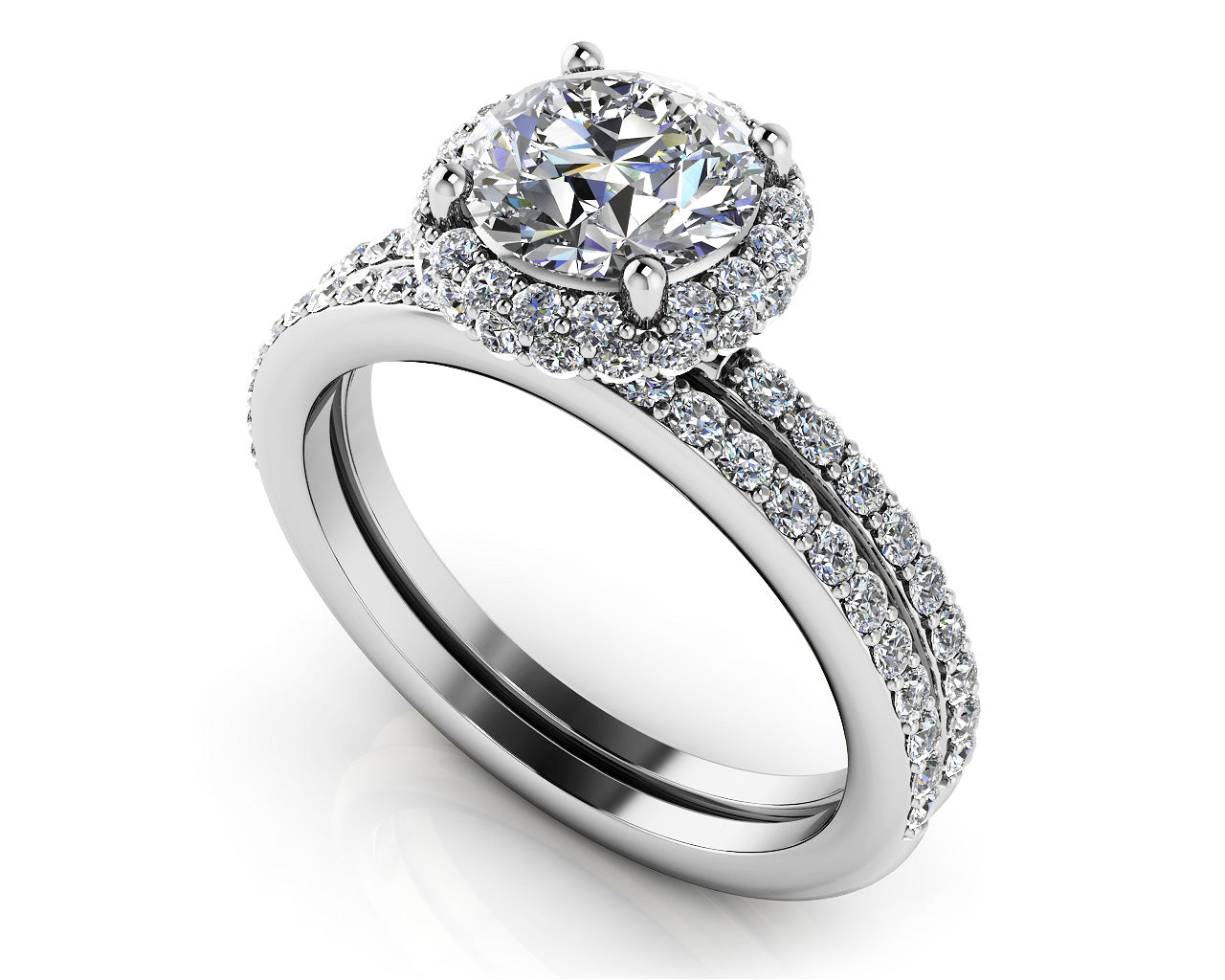 14KW .77 Cttw Bridal Set
