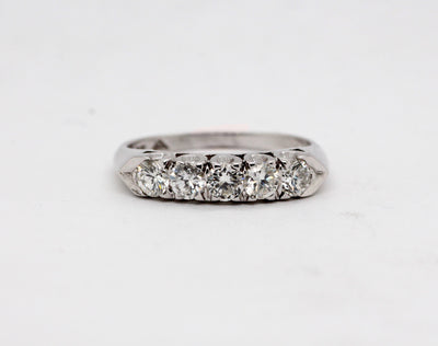 Estate 14KW .50 Cttw Diamond Wedding Ring