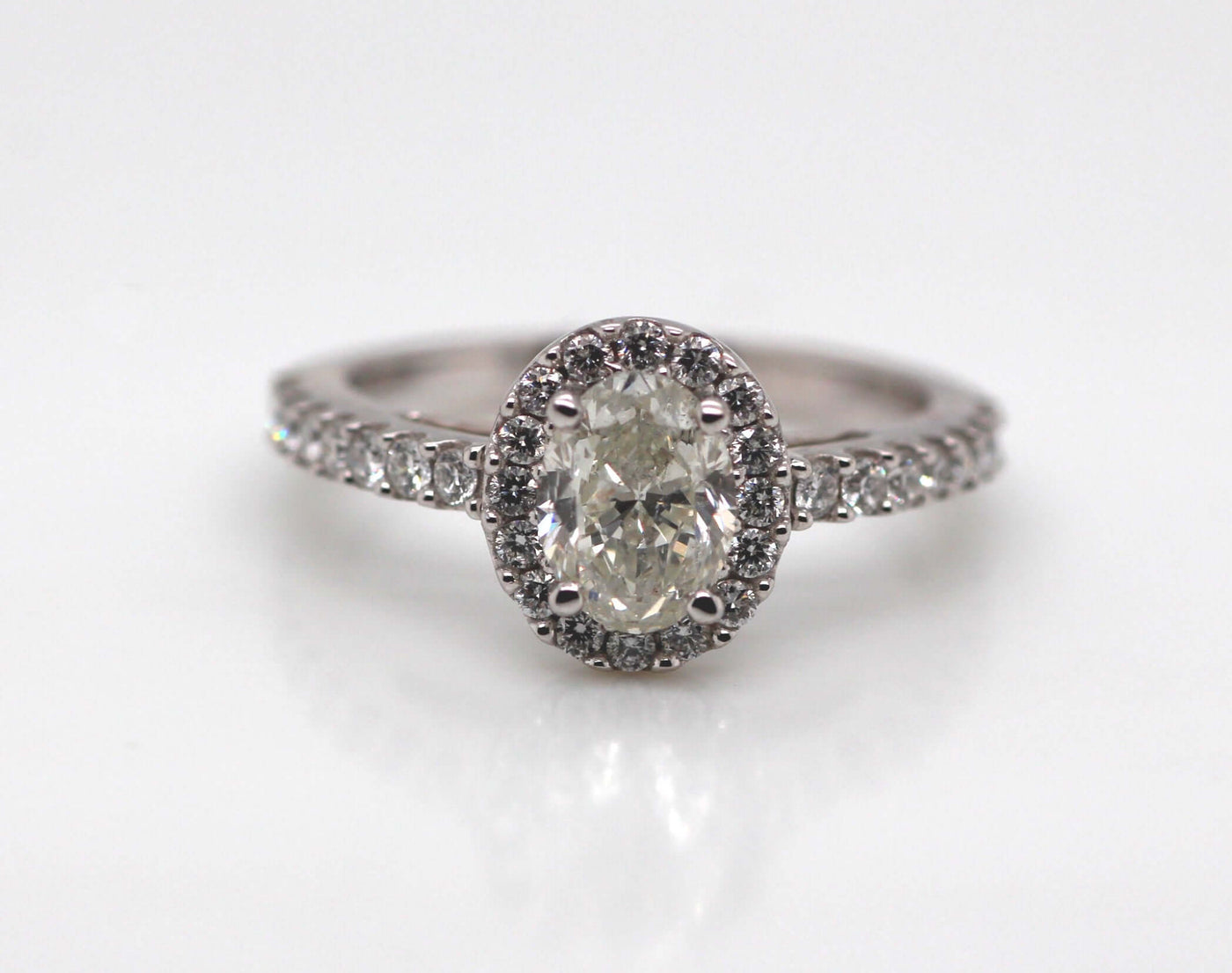 14KW 1.30 Cttw Diamond Engagement Ring