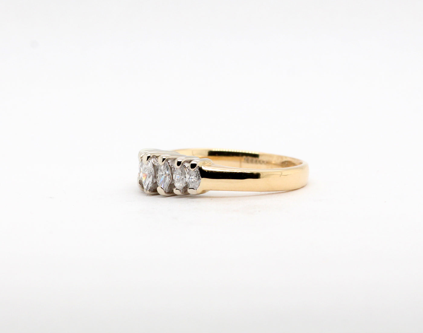 Estate 14KY .50 Cttw Diamond Fashion Ring IJ-SI2