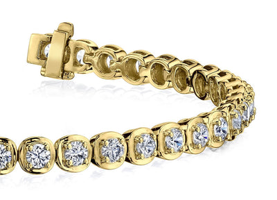 14KY 3.75 CTTW DIAMOND BRACELET HI-SI2