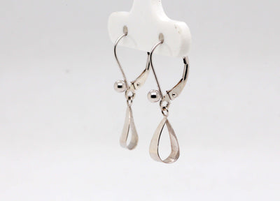 14KW Swirl Dangle Earrings with Lever backs image