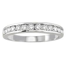 14KW .60 CTTW DIAMOND CHANNEL BAND G-H VS2