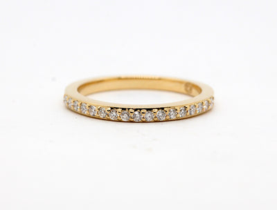 14KY .19 Cttw Diamond wedding Band, H-SI2