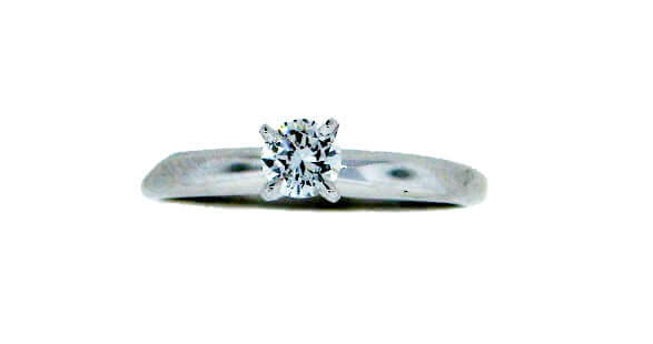 14KW 1/3CT DIA SOLITAIRE RING F-SI1 image