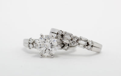 18KW 2.50CTTW Diamond Bridal Ring