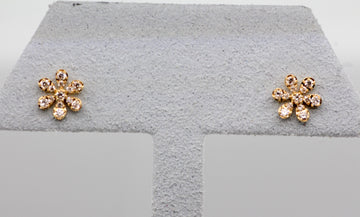 14KY .24 Cttw Diamond Earrings