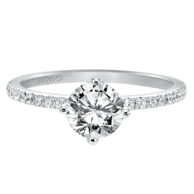 31-V543ERW-E.00 - ARTCARVED - Prong Set Engagement Ring