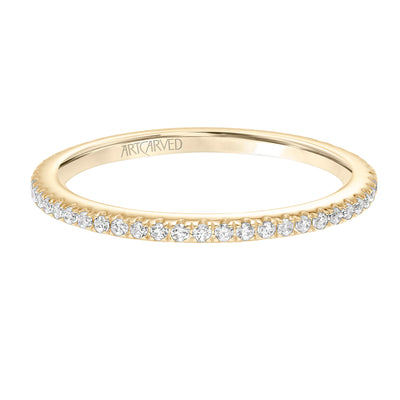 31-V820Y-L.00 - ARTCARVED - Classic Wedding Band with Round Diamonds