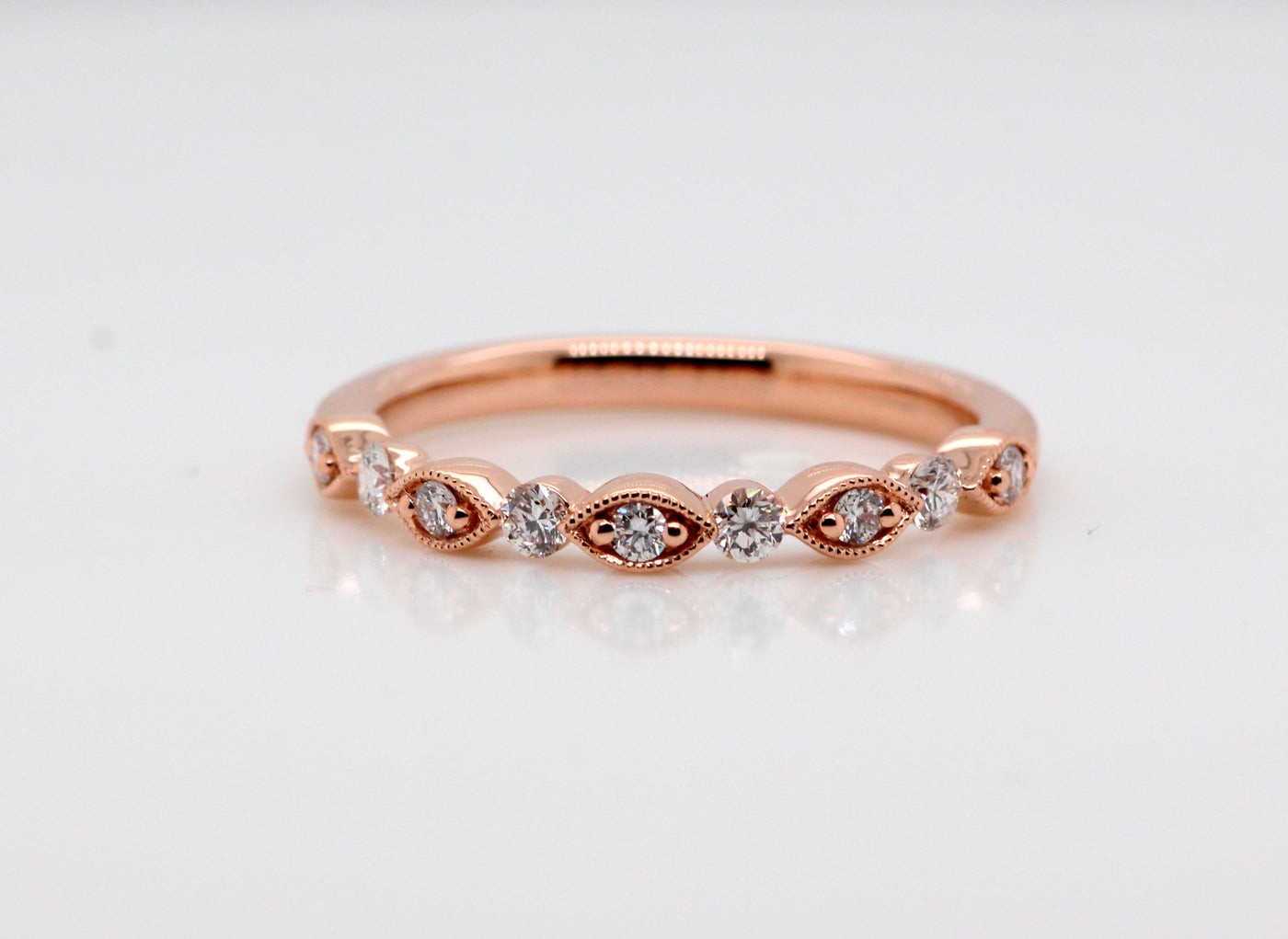 14KR .25 Cttw Diamond Wedding Band