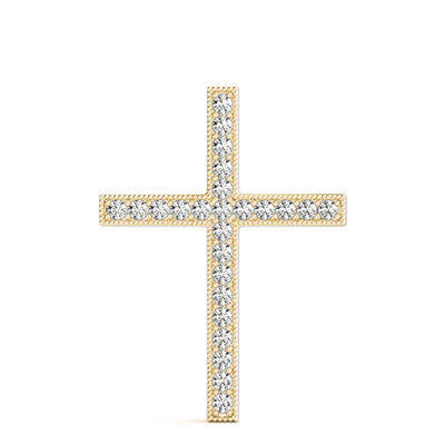 14K Yellow Gold 1/4 ct tw Fashion Diamond Pendant