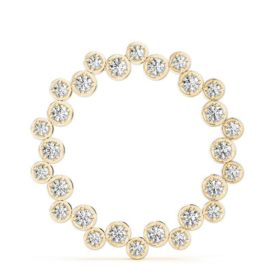 14K Yellow Gold 1 ct tw Fashion Diamond Pendant